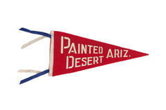 Vintage Painted Desert Arizona Felt Flag // ONH Item 8839