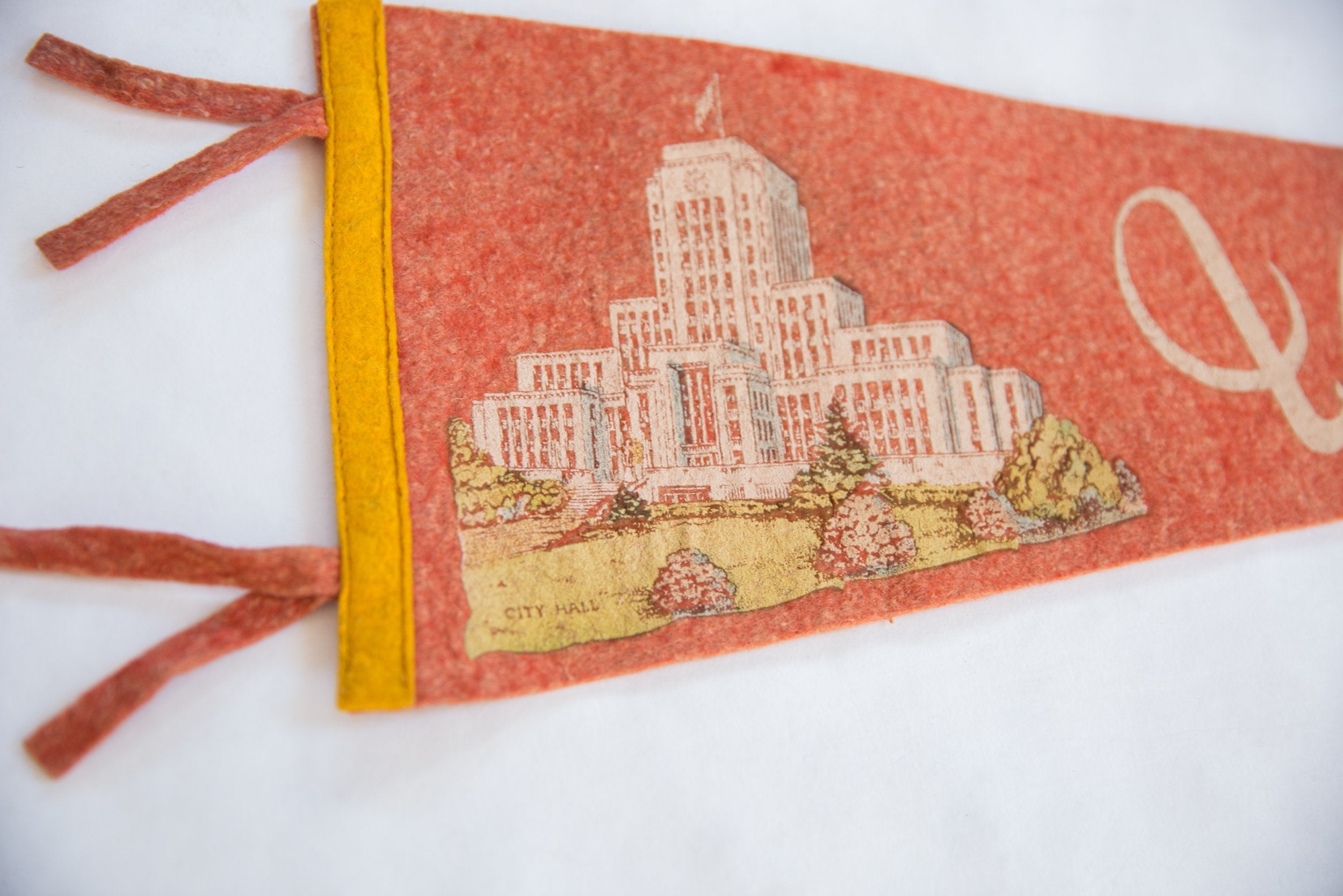 Vintage Vancouver Canada Felt Flag // ONH Item 8840 Image 1