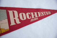Vintage Rochester Minnesota Felt Flag // ONH Item 8842 Image 2