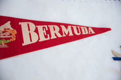 Vintage Bermuda Felt Flag // ONH Item 8844 Image 2
