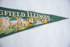 Vintage Springfield Illinois Felt Flag // ONH Item 8849 Image 2