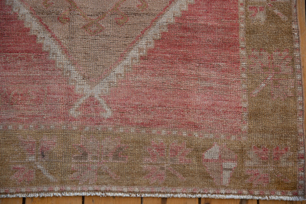 3.5x10.5 Vintage Distressed Oushak Rug Runner // ONH Item 8863 Image 3