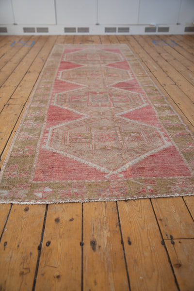 3.5x10.5 Vintage Distressed Oushak Rug Runner // ONH Item 8863 Image 5