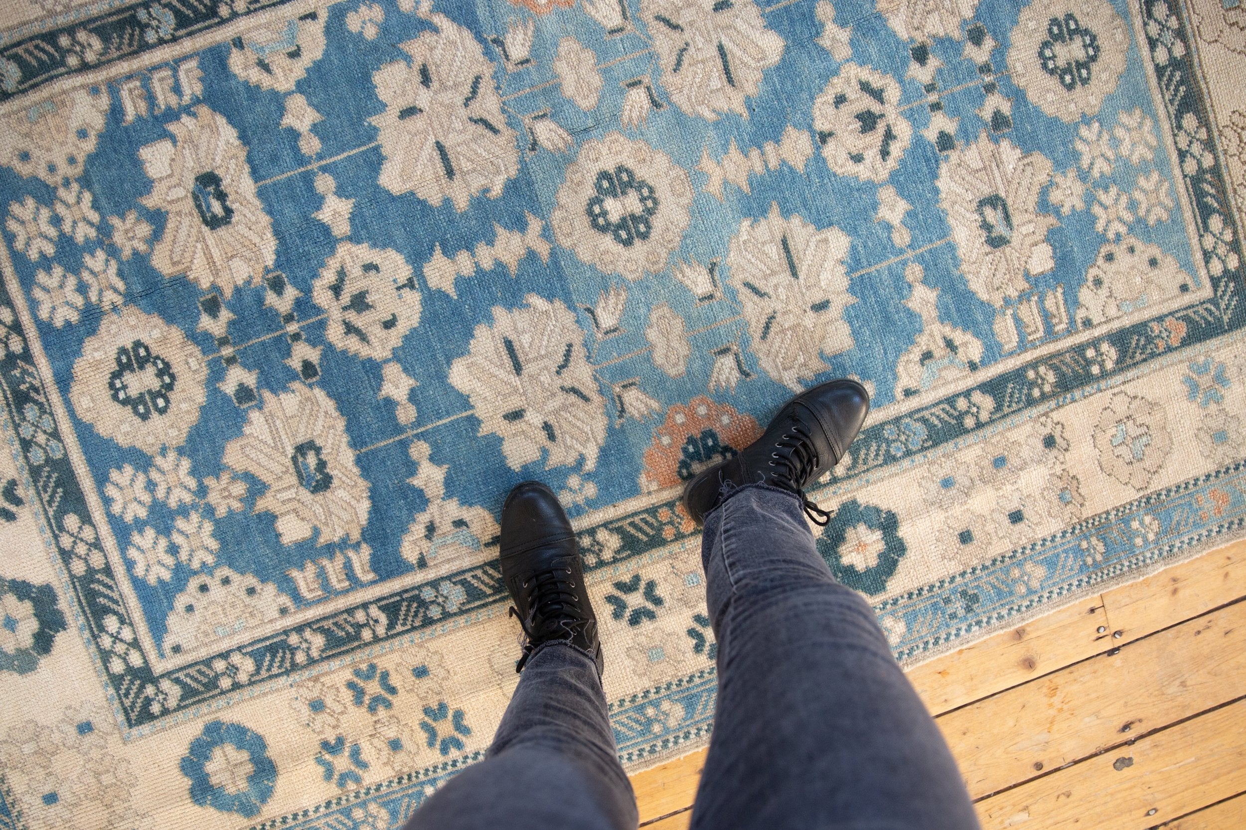 4.5x6.5 Vintage Distressed Oushak Rug // ONH Item 8864 Image 1