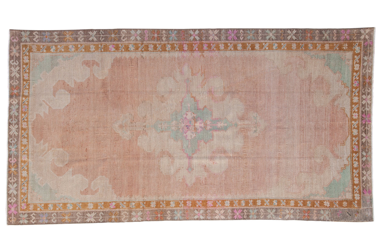 5.5x10.5 Vintage Distressed Kars Carpet // ONH Item 8865