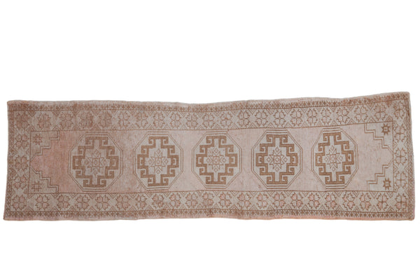 Vintage Distressed Oushak Rug Runner / ONH item 8873