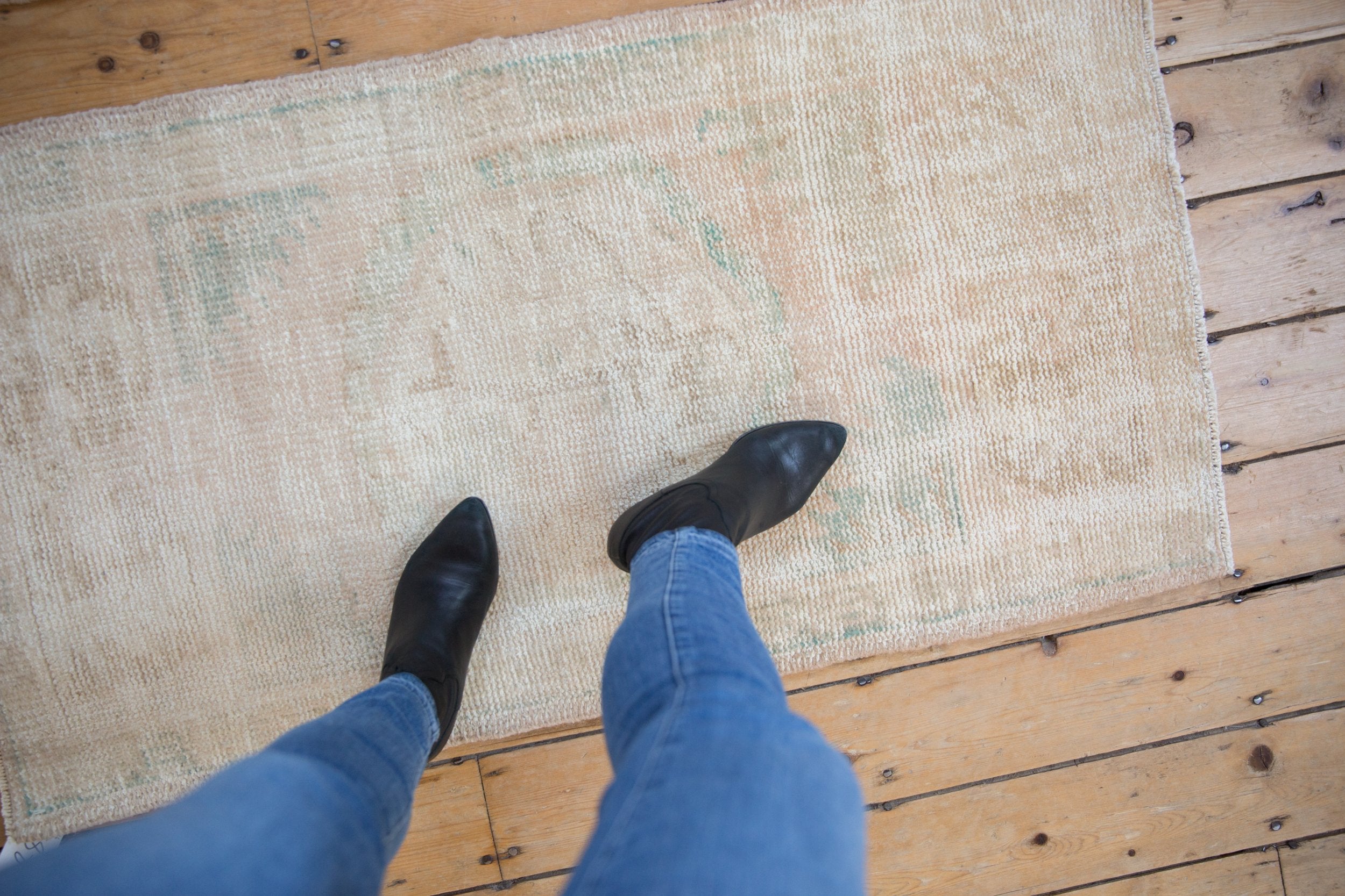 2x4.5 Vintage Distressed Oushak Rug Runner // ONH Item 8883 Image 1