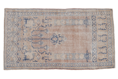 2.5x4.5 Vintage Distressed Oushak Rug // ONH Item 8884