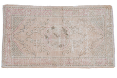 2.5x4.5 Vintage Distressed Oushak Rug // ONH Item 8886