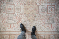 6.5x9.5 Vintage Distressed Oushak Carpet // ONH Item 8893 Image 1