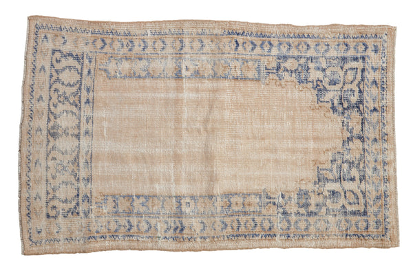 3x4.5 Vintage Distressed Oushak Rug // ONH Item 8896