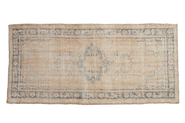 2.5x5 Vintage Distressed Oushak Rug Runner // ONH Item 8897