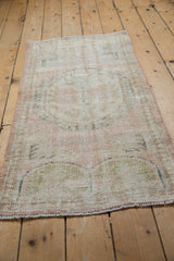 2x4.5 Vintage Distressed Oushak Rug Runner // ONH Item 8900 Image 3