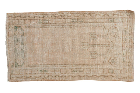 2x4 Vintage Distressed Oushak Rug Runner // ONH Item 8901