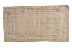 2x4 Vintage Distressed Oushak Rug Runner // ONH Item 8901