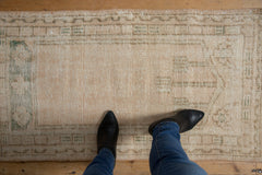 2x4 Vintage Distressed Oushak Rug Runner // ONH Item 8901 Image 1