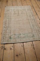 2x4 Vintage Distressed Oushak Rug Runner // ONH Item 8901 Image 4