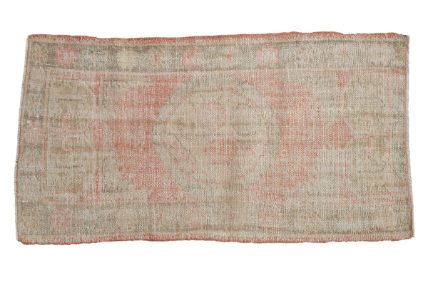 2.5x5 Vintage Distressed Oushak Rug Runner // ONH Item 8902