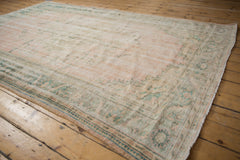 6x9.5 Vintage Distressed Oushak Carpet // ONH Item 8911 Image 2