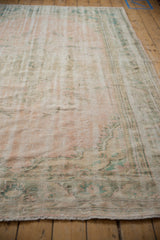 6x9.5 Vintage Distressed Oushak Carpet // ONH Item 8911 Image 4