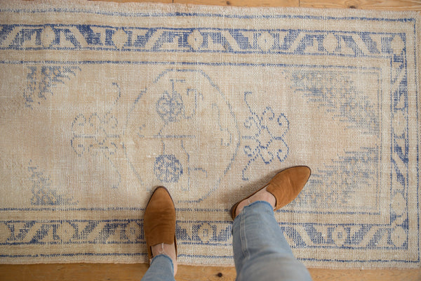 2.5x5 Vintage Distressed Oushak Rug Runner // ONH Item 8914 Image 1