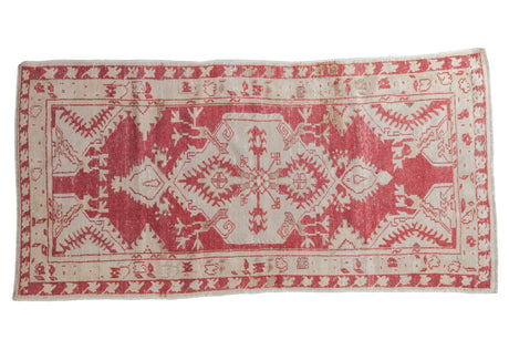 Vintage Distressed Oushak Rug Runner / ONH item 8915