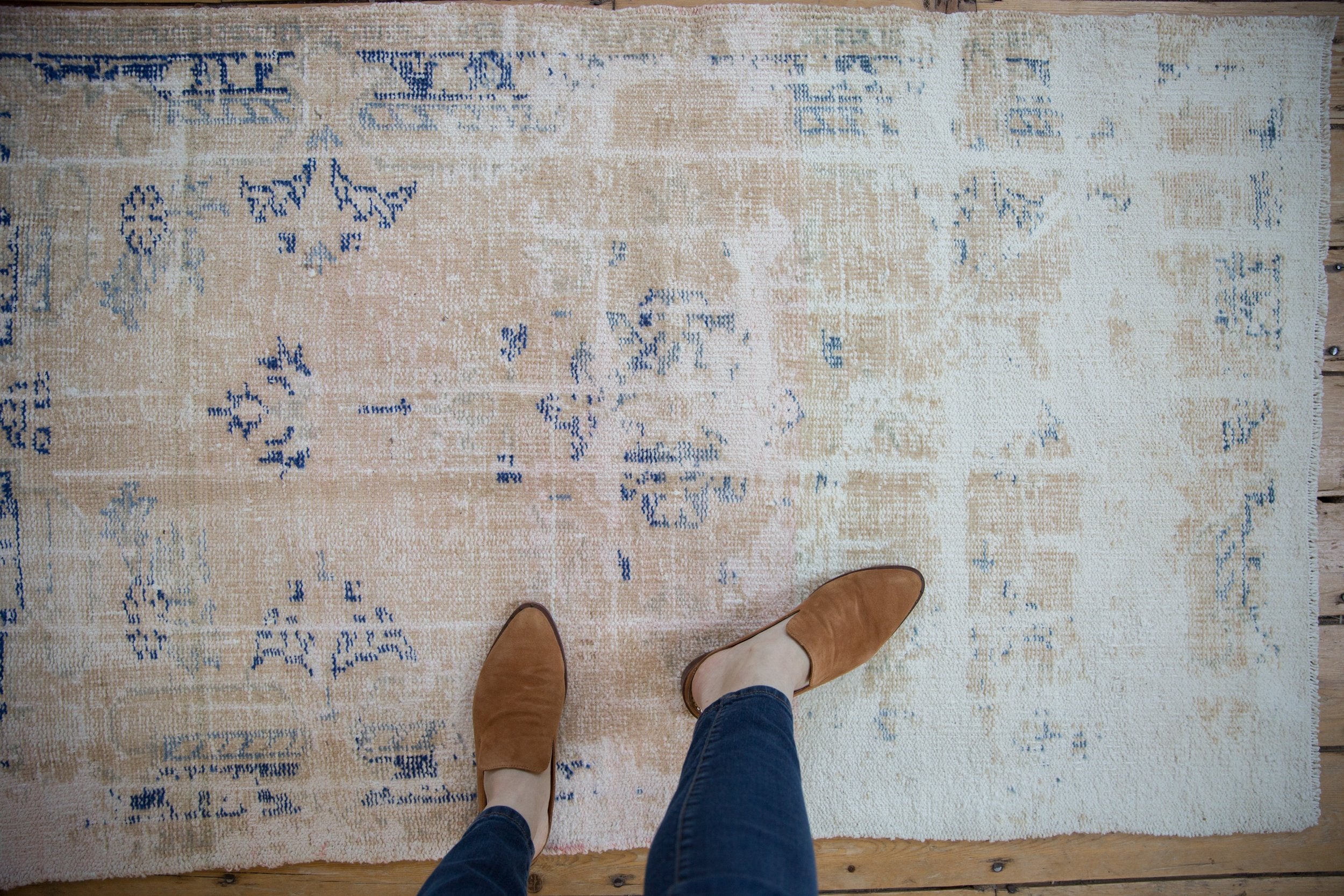 3x5 Vintage Distressed Oushak Rug // ONH Item 8919 Image 1