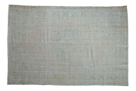 6x9.5 Vintage Distressed Oushak Carpet // ONH Item 8924