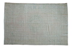 6x9.5 Vintage Distressed Oushak Carpet // ONH Item 8924