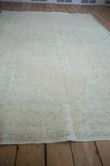 6x9.5 Vintage Distressed Oushak Carpet // ONH Item 8924 Image 3