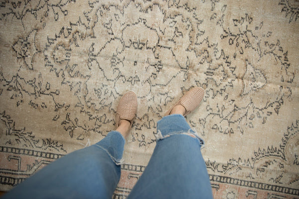 5.5x9 Vintage Distressed Oushak Carpet // ONH Item 8926 Image 1