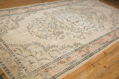 5.5x9 Vintage Distressed Oushak Carpet // ONH Item 8926 Image 5