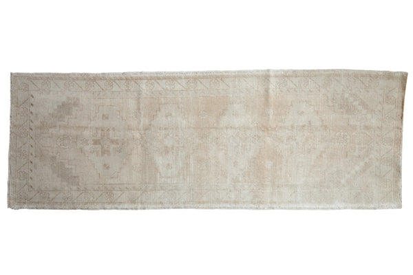 3x8.5 Vintage Distressed Oushak Rug Runner // ONH Item 8934