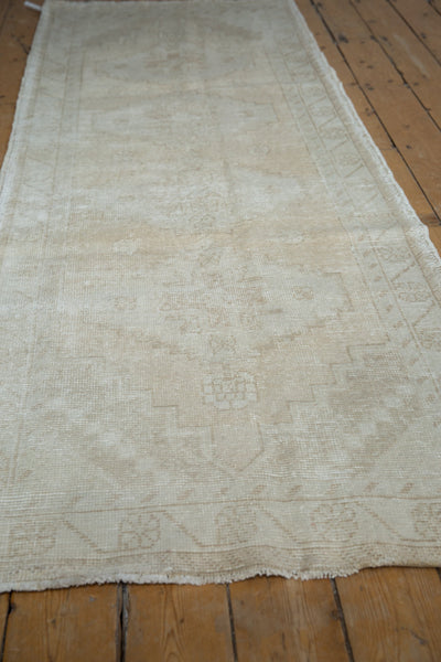 3x8.5 Vintage Distressed Oushak Rug Runner // ONH Item 8934 Image 3