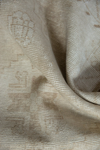 3x8.5 Vintage Distressed Oushak Rug Runner // ONH Item 8934 Image 9