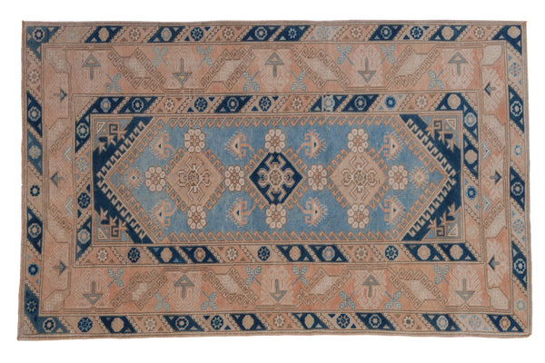 4x6.5 Vintage Distressed Melas Rug // ONH Item 8941