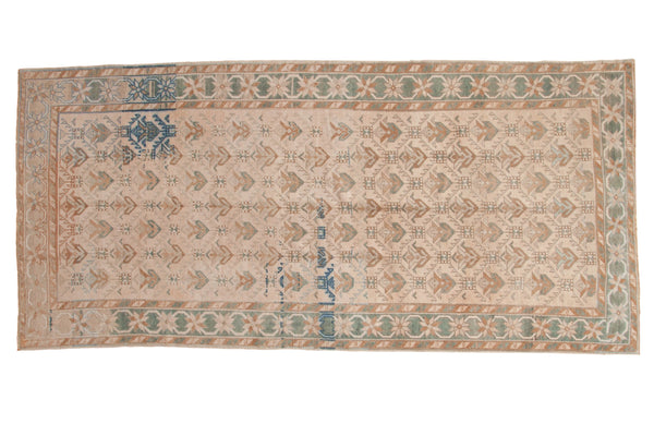 5x10.5 Vintage Distressed Oushak Rug Runner // ONH Item 8945