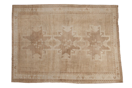 7x10 Vintage Distressed Oushak Carpet // ONH Item 8946