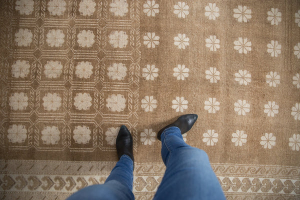 5.5x9.5 Vintage Distressed Oushak Carpet // ONH Item 8947 Image 1