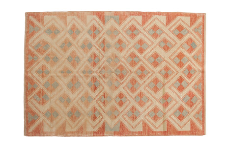 4.5x7 Vintage Distressed Oushak Rug // ONH Item 8948
