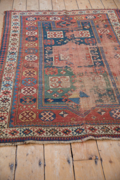 4x5.5 Antique Caucasian Rug // ONH Item 8953 Image 2