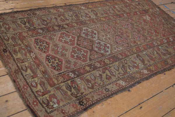 3.5x6.5 Antique Kurdish Rug // ONH Item 8955 Image 6