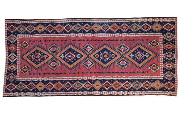 6.5x14.5 Vintage Persian Kilim Rug Runner // ONH Item 8962