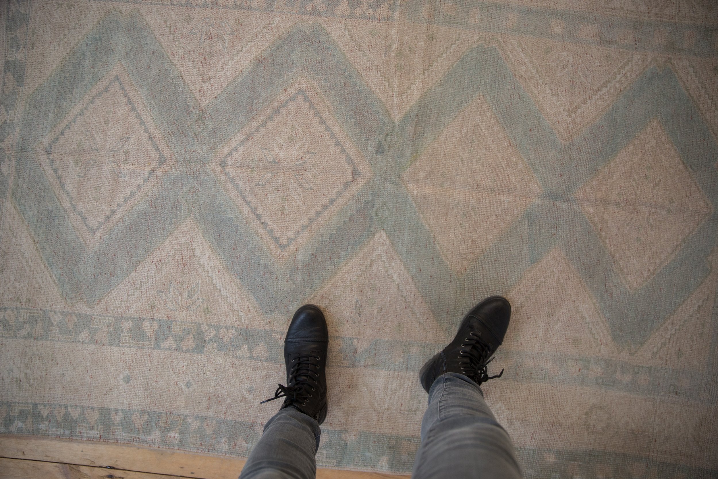 4.5x7 Vintage Distressed Oushak Rug // ONH Item 8967 Image 1