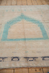 4.5x5.5 Vintage Distressed Oushak Square Rug // ONH Item 8970 Image 2