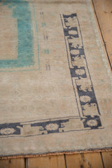 4.5x5.5 Vintage Distressed Oushak Square Rug // ONH Item 8970 Image 3