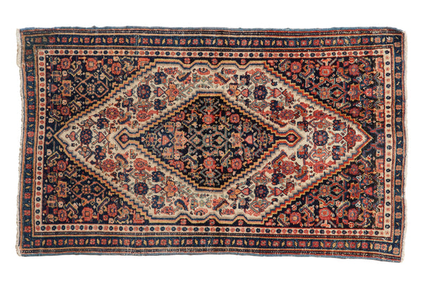 2x3 Vintage Senneh Rug Mat // ONH Item 8977
