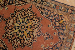 2x2.5 Vintage Tabriz Square Rug Mat // ONH Item 8978 Image 3