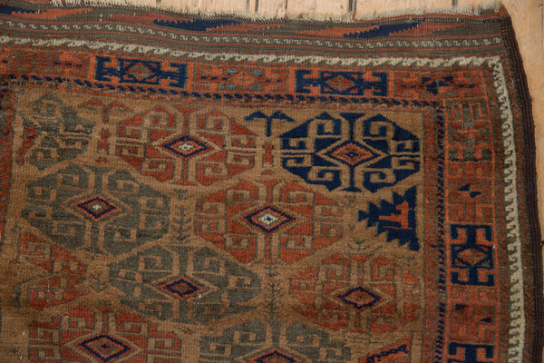 3x6 Antique Belouch Rug Runner // ONH Item 8981 Image 4