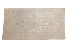 4x8 Vintage Distressed Oushak Rug Runner // ONH Item 8985